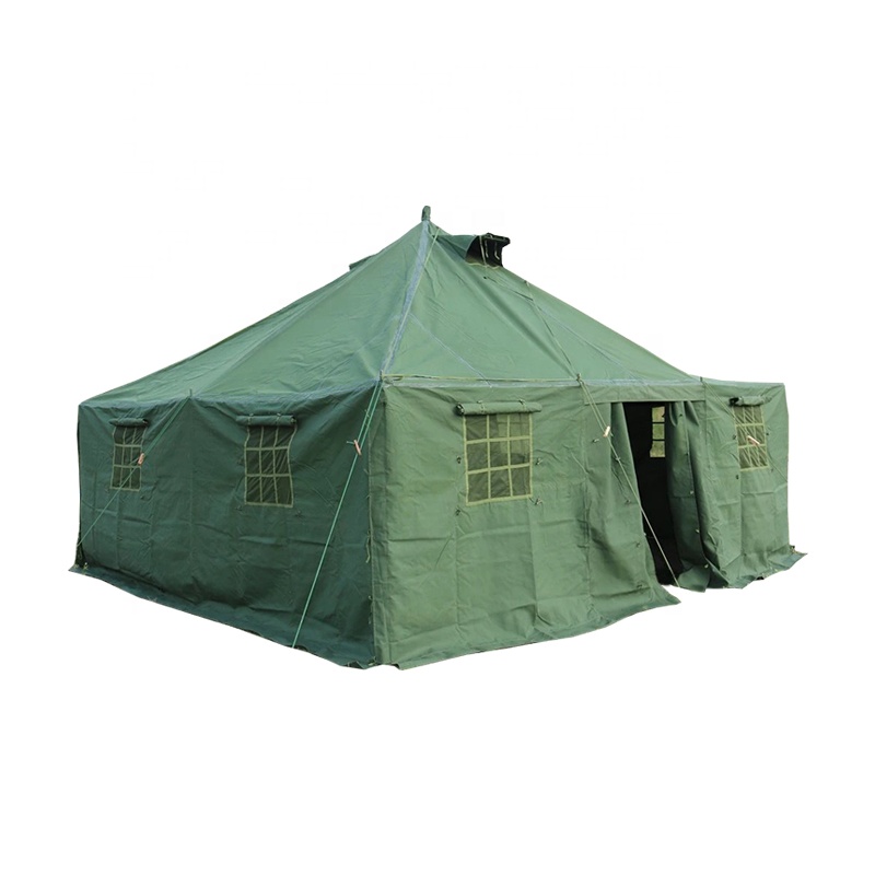 Military Canvas Pole Tent for 10 Persons