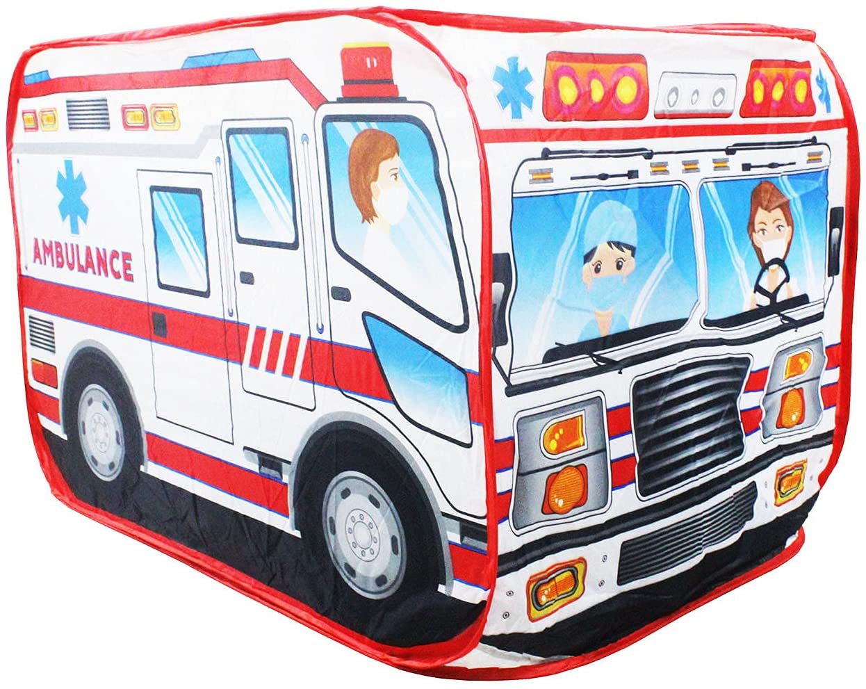 Ambulance Car Pop Up Kids Tent